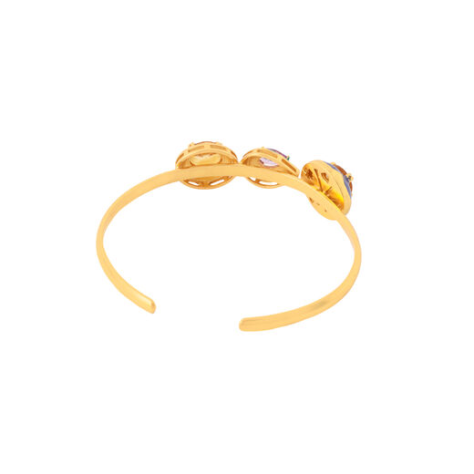 Amethyst and citrine cuff bracelet by Azga